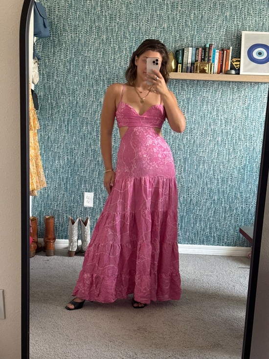 Especia Dresses & Skirts - Especia Anthropologie Brulee Cut Out Maxi Dress size Large